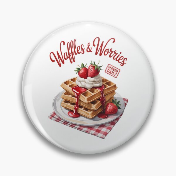 Item preview, Waffles Graphic Brunch Breakfast Top Weekend Cafe designed and sold by TrinaEspinoza.
