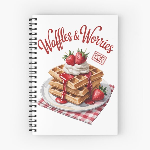 Item preview, Waffles Graphic Brunch Breakfast Top Weekend Cafe designed and sold by TrinaEspinoza.