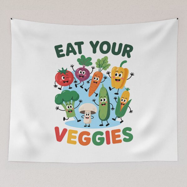 Item preview, Vegan Kids Toddler Boys Girls Eat Your Veggies designed and sold by TrinaEspinoza.