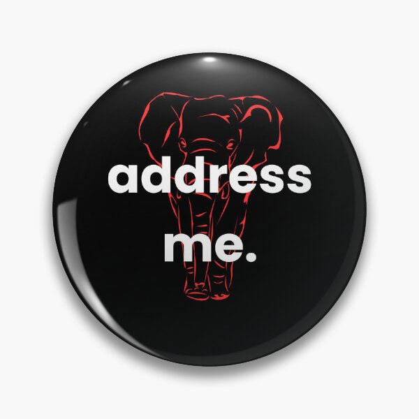 Item preview, Address Me Elephant Red designed and sold by BananaBank.