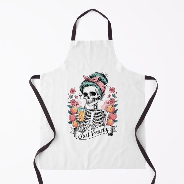 Item preview, Just Peachy Skeleton 70s Hippie Summer Vibes designed and sold by TyraYoung.