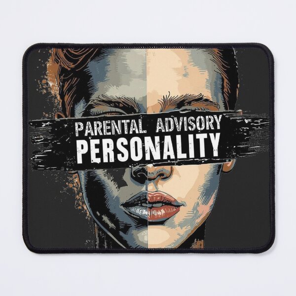 Item preview, Parental Advisory Personality Edgy Sarcastic Grunge Street Art designed and sold by ConfuseLab Shop.