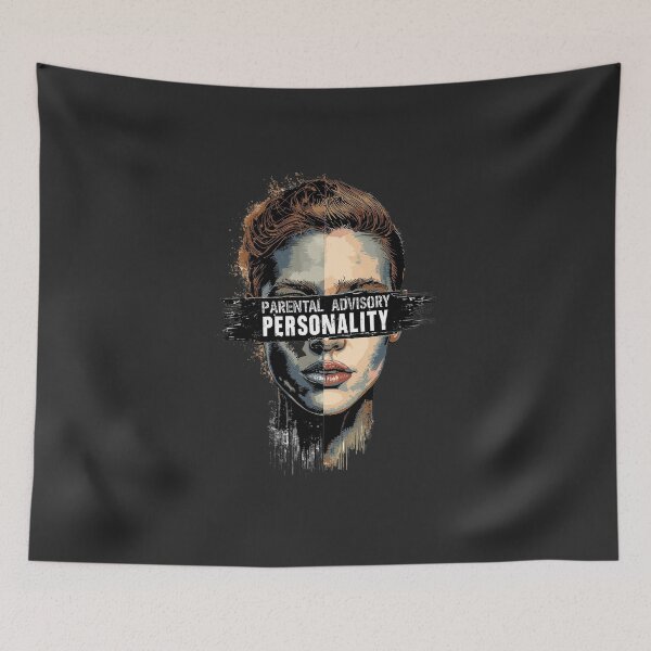 Item preview, Parental Advisory Personality Edgy Sarcastic Grunge Street Art designed and sold by ConfuseLab Alt.