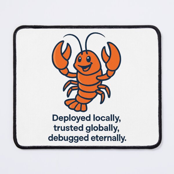 Item preview, Deployed Locally Debugged Eternally designed and sold by Thinglish Lifestyle.