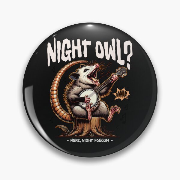 Item preview, Night Possum Banjo Player Opossum Music Humor designed and sold by Tsugraf Designs.