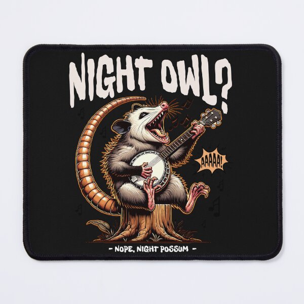Item preview, Night Possum Banjo Player Opossum Music Humor designed and sold by Tsugraf Designs.