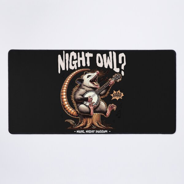 Item preview, Night Possum Banjo Player Opossum Music Humor designed and sold by Tsugraf Designs.
