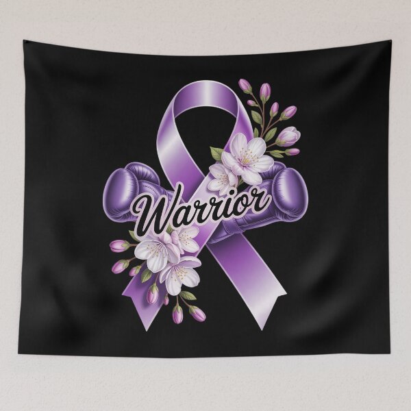 Item preview, Warrior Boxing Gloves Purple Ribbon Lupus Awareness designed and sold by TyraYoung.