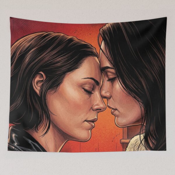 Item preview, Cam & Rebecca On Fire Tv Series Lgbtq+ Comic Love Drama Space Time  designed and sold by Mind Space.