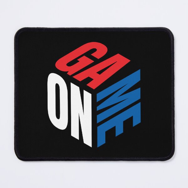 Item preview, GAME ON 3D Isometric Cube | Red White Blue USA Gamer Esports Streetwear designed and sold by PryntedLabs.