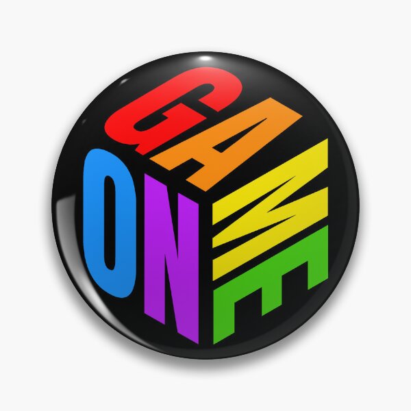 Item preview, GAME ON 3D Isometric Cube | Colorful Rainbow Gamer Esports Streetwear designed and sold by PryntedLabs.