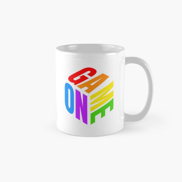 Item preview, GAME ON 3D Isometric Cube | Colorful Rainbow Gamer Esports Streetwear designed and sold by PryntedLabs.