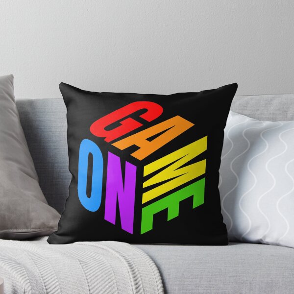 Item preview, GAME ON 3D Isometric Cube | Colorful Rainbow Gamer Esports Streetwear designed and sold by PryntedLabs.