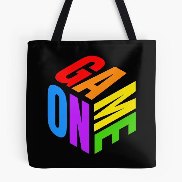 Item preview, GAME ON 3D Isometric Cube | Colorful Rainbow Gamer Esports Streetwear designed and sold by PryntedLabs.