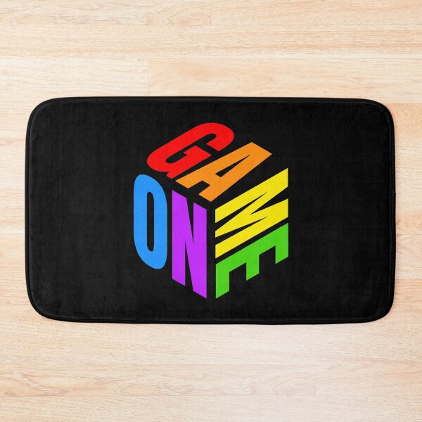 Item preview, GAME ON 3D Isometric Cube | Colorful Rainbow Gamer Esports Streetwear designed and sold by PryntedLabs.