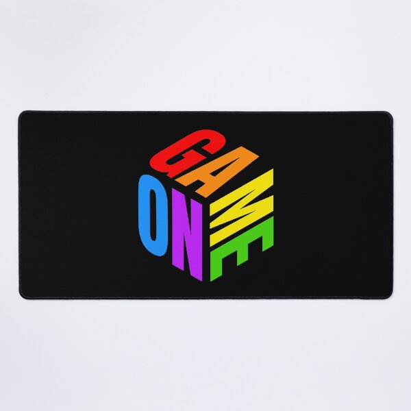 Item preview, GAME ON 3D Isometric Cube | Colorful Rainbow Gamer Esports Streetwear designed and sold by PryntedLabs.