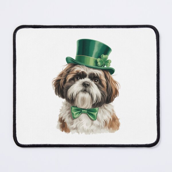 Item preview, St Patrick's Day Shih Tzu Dog Lover Gift Pet Dog Owner designed and sold by TrinaEspinoza.
