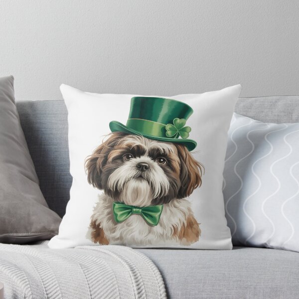 Item preview, St Patrick's Day Shih Tzu Dog Lover Gift Pet Dog Owner designed and sold by TrinaEspinoza.