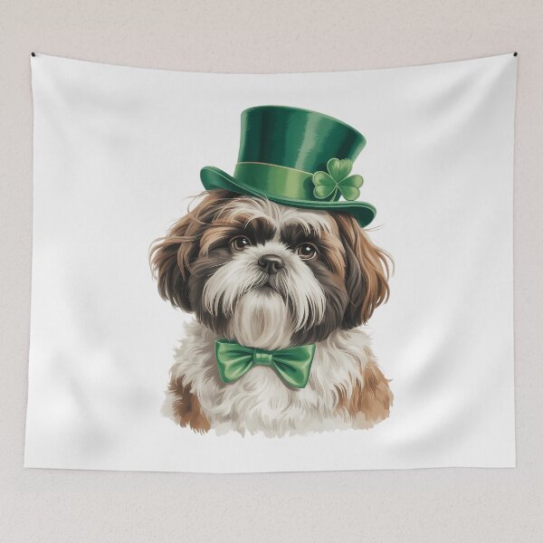 Item preview, St Patrick's Day Shih Tzu Dog Lover Gift Pet Dog Owner designed and sold by TrinaEspinoza.