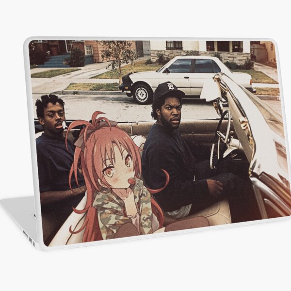 Waifuz n the Hood feat Kyoko Sakura Laptop Skin