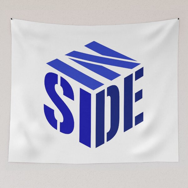 Item preview, INSIDE 3D Isometric Cube Typography | Minimalist Streetwear Tee Design designed and sold by PryntedLabs.