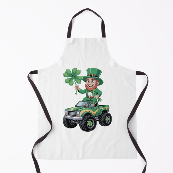 Item preview, St Patricks Day Leprechaun Monster Truck Lucky designed and sold by TrinaEspinoza.