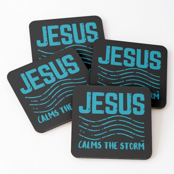 Item preview, Jesus Calms the Storm - Christian Quotes - Sky Blue Design  designed and sold by MoriaStore.