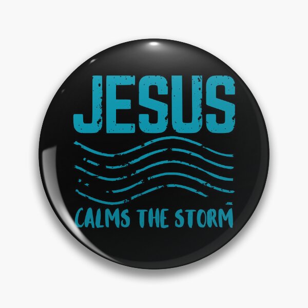 Item preview, Jesus Calms the Storm - Christian Quotes - Sky Blue Design  designed and sold by MoriaStore.