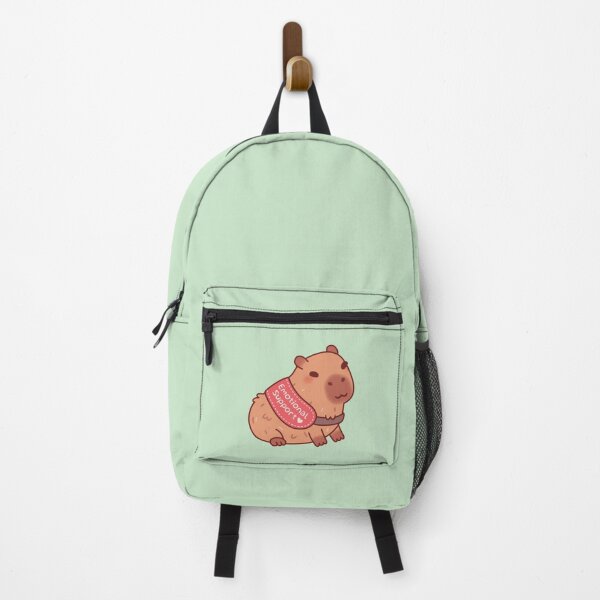 Item preview, Cute Capybara Here For Emotional Support designed and sold by rustydoodle.