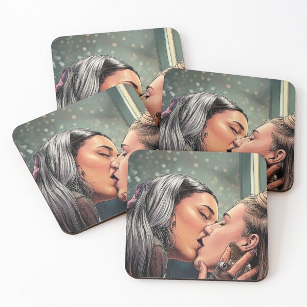Item preview, Andi & Emilia Heart Cords Tv Series Lgbtq+ Comic Love Drama Fun designed and sold by Mind Space.
