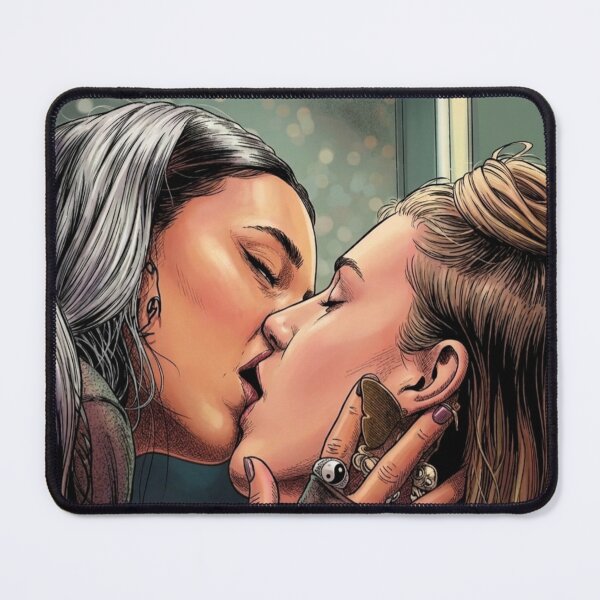 Item preview, Andi & Emilia Heart Cords Tv Series Lgbtq+ Comic Love Drama Fun designed and sold by Mind Space.