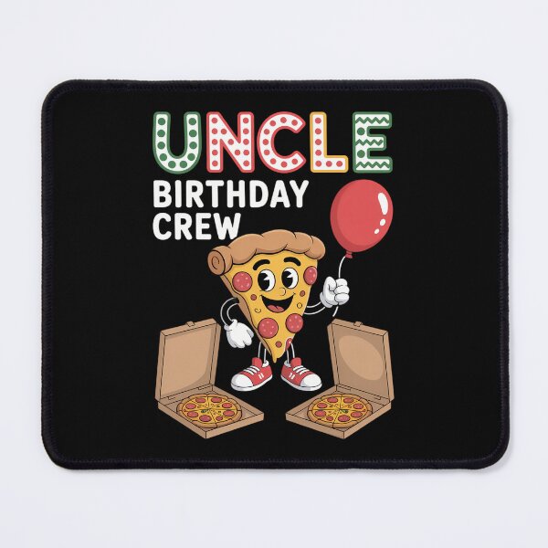 Item preview, Uncle Birthday Crew Pizza Theme Birthday Pizza Lover Party designed and sold by TyraYoung.