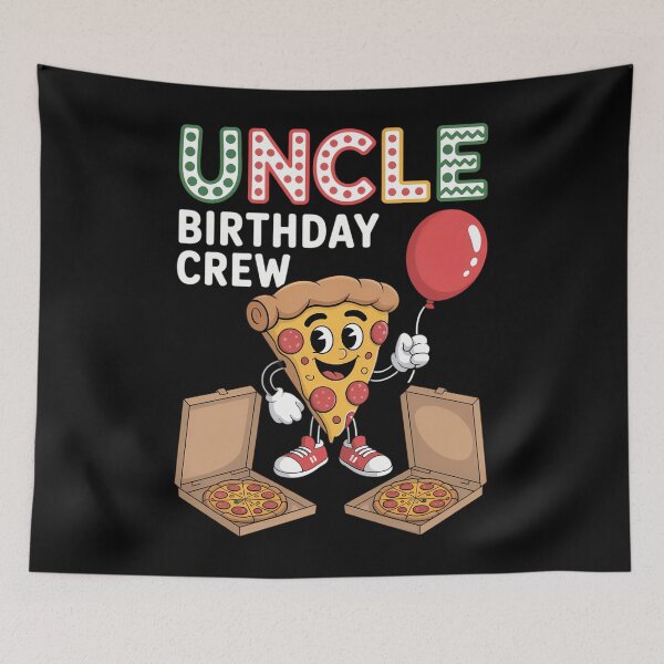 Item preview, Uncle Birthday Crew Pizza Theme Birthday Pizza Lover Party designed and sold by TyraYoung.