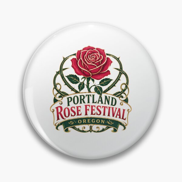 Item preview, Portland Rose Festival – Oregon Rose Celebration Design designed and sold by Combat Skies.