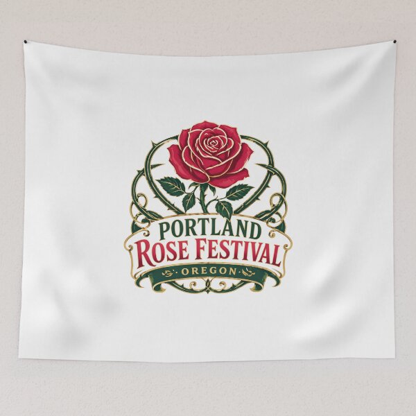 Item preview, Portland Rose Festival – Oregon Rose Celebration Design designed and sold by Combat Skies.