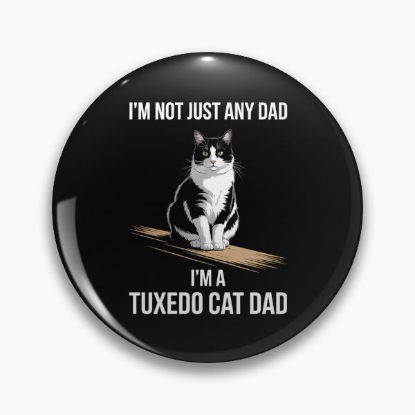 Item preview, Tuxedo Cat Dad Kitten Cat Lover Papa Fathers Day designed and sold by TyraYoung.