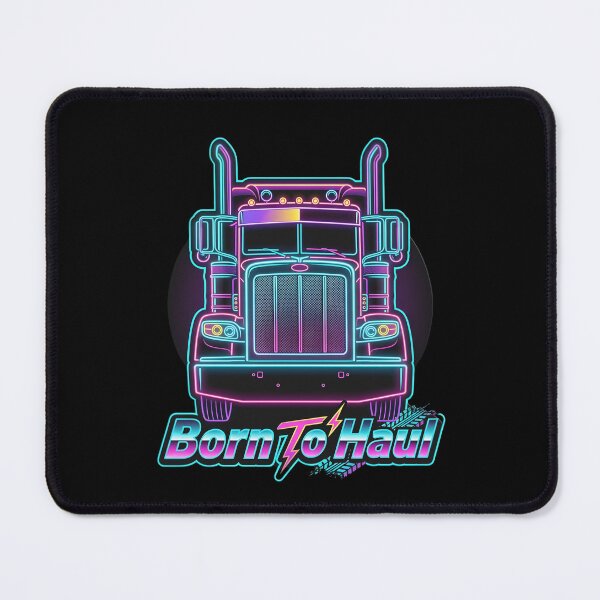 Item preview, Born To Haul - Retro Neon Semi Truck Trucker Design designed and sold by Jt41.