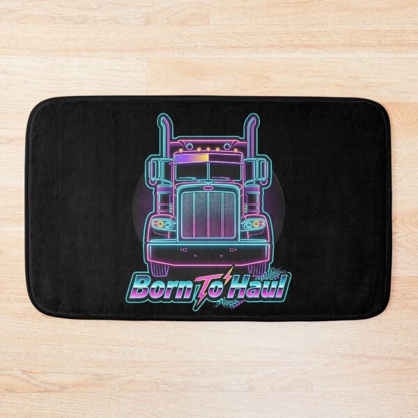 Artikelvorschau, Born To Haul – Retro-Neon-Sattelzug-Design entworfen und verkauft von Jt41.