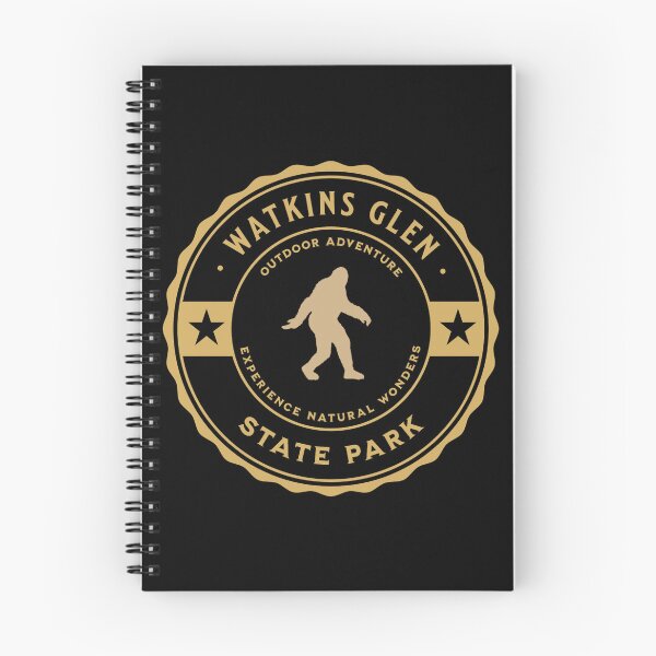 Item preview, Watkins Glen State Park - Hiking Camping - Retro Bigfoot designed and sold by CattlettArt.