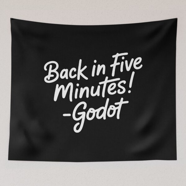 Item preview, Waiting - Theatre Style for Godot Fans - Play Joke designed and sold by TrinaEspinoza.