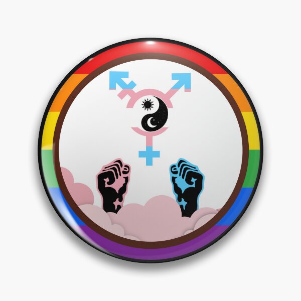 Item preview, Celestial Harmony Trans Pride Emblem designed and sold by dickensign.