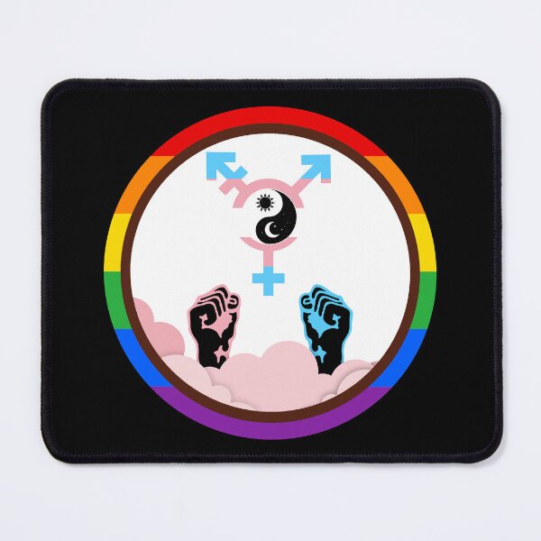 Item preview, Celestial Harmony Trans Pride Emblem designed and sold by dickensign.