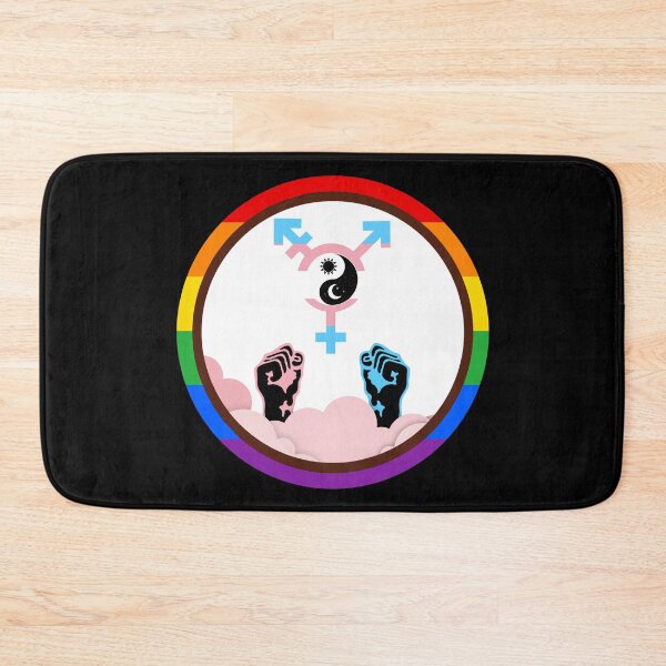 Item preview, Celestial Harmony Trans Pride Emblem designed and sold by dickensign.