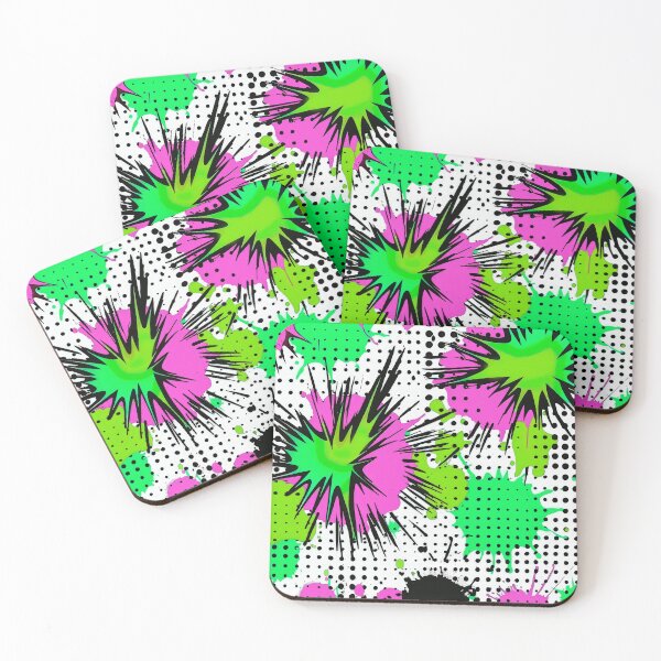 Item preview, Comic Book Design Art In Lime And Purple designed and sold by DEC02.