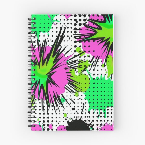 Item preview, Comic Book Design Art In Lime And Purple designed and sold by DEC02.