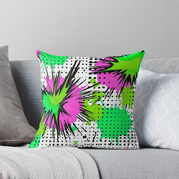 Item preview, Comic Book Design Art In Lime And Purple designed and sold by DEC02.