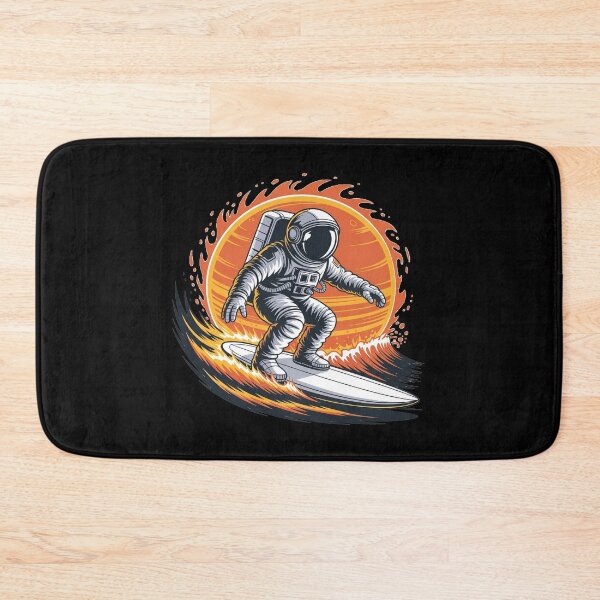 Item preview, Astronaut Surfing in Space Solar Wave Surfer Cosmic Design designed and sold by D-Oles-Mercher.