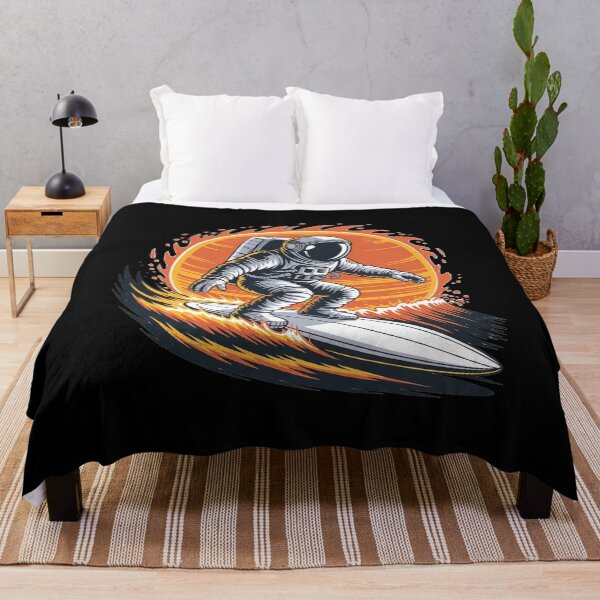 Item preview, Astronaut Surfing in Space Solar Wave Surfer Cosmic Design designed and sold by D-Oles-Mercher.