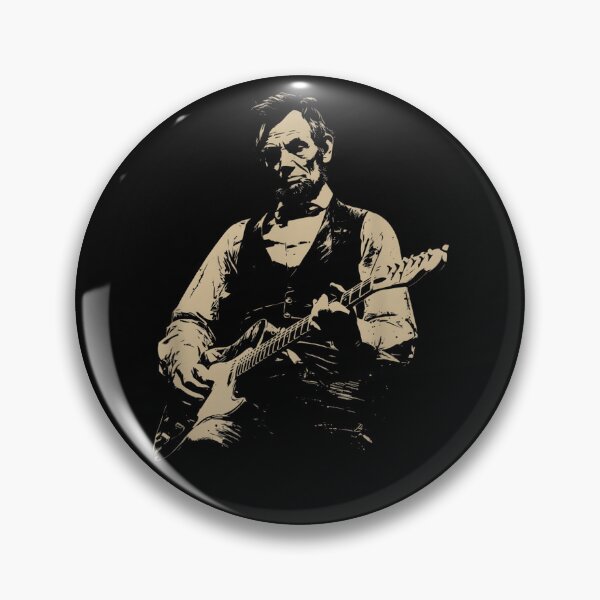 Item preview, Abraham Lincoln Playing Guitar designed and sold by mlodiljoni.