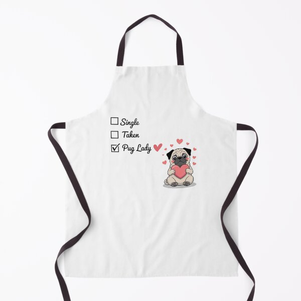 Item preview, Single Taken Pug Lady Funny Pug Lover Gift designed and sold by Cool-cat-art.